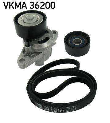 Kit de courroie d'accessoire (Courroie d’alternateur) SKF ref. VKMA 36200